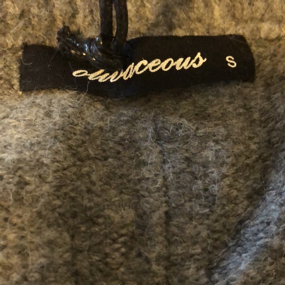 Olivaceous cardigan short high low sweater size small New! - Picture 14 of 14